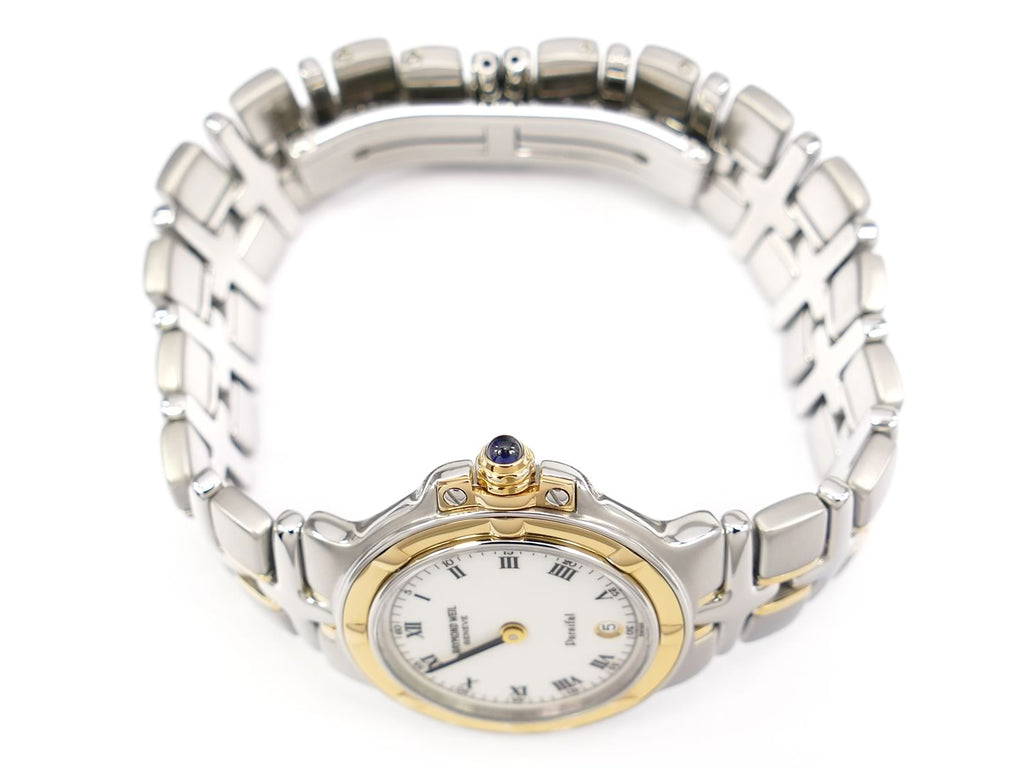 Raymond Weil Parsifal 9990 18k Gold crown with sapphire cabochon