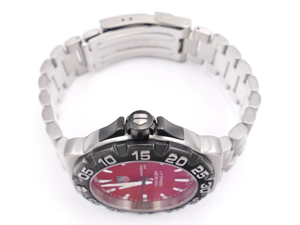 TAG Heuer Formula 1 WAH1112.BA0850 black screw down crown