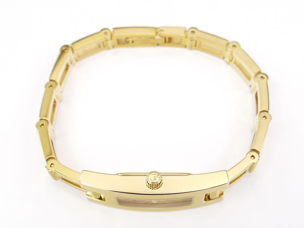Gucci 3900L Champagne Dial 18k Gold crown