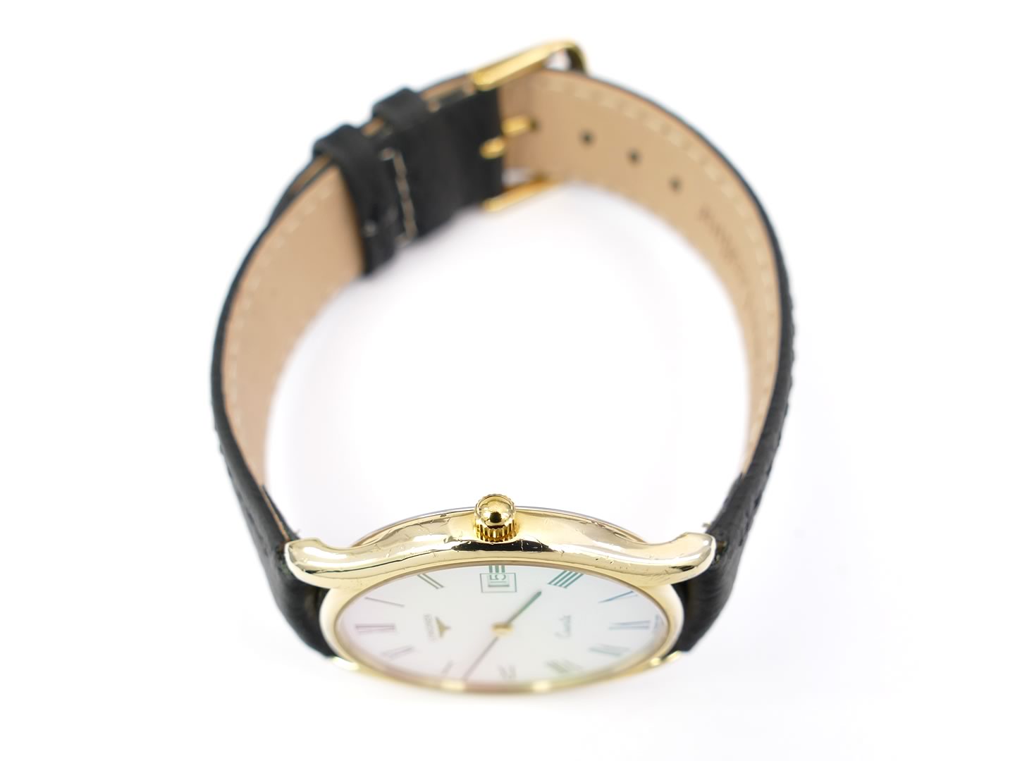 Longines La Grande Classique 18k Gold Plated crown