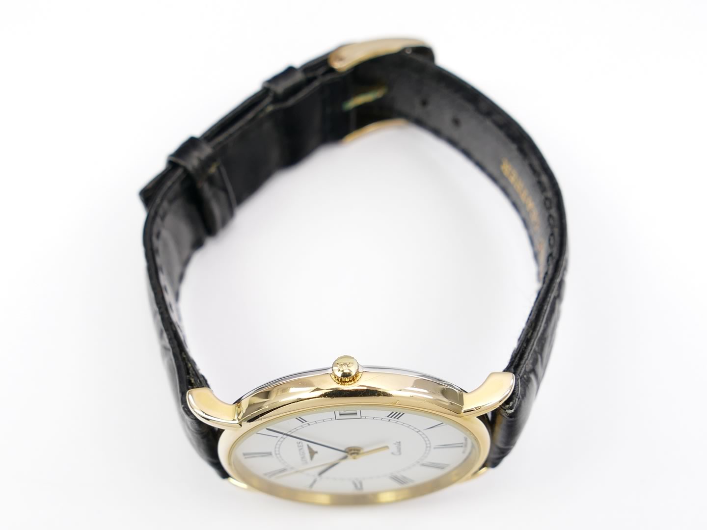 Longines La Grande Classique 18k Gold Plated crown