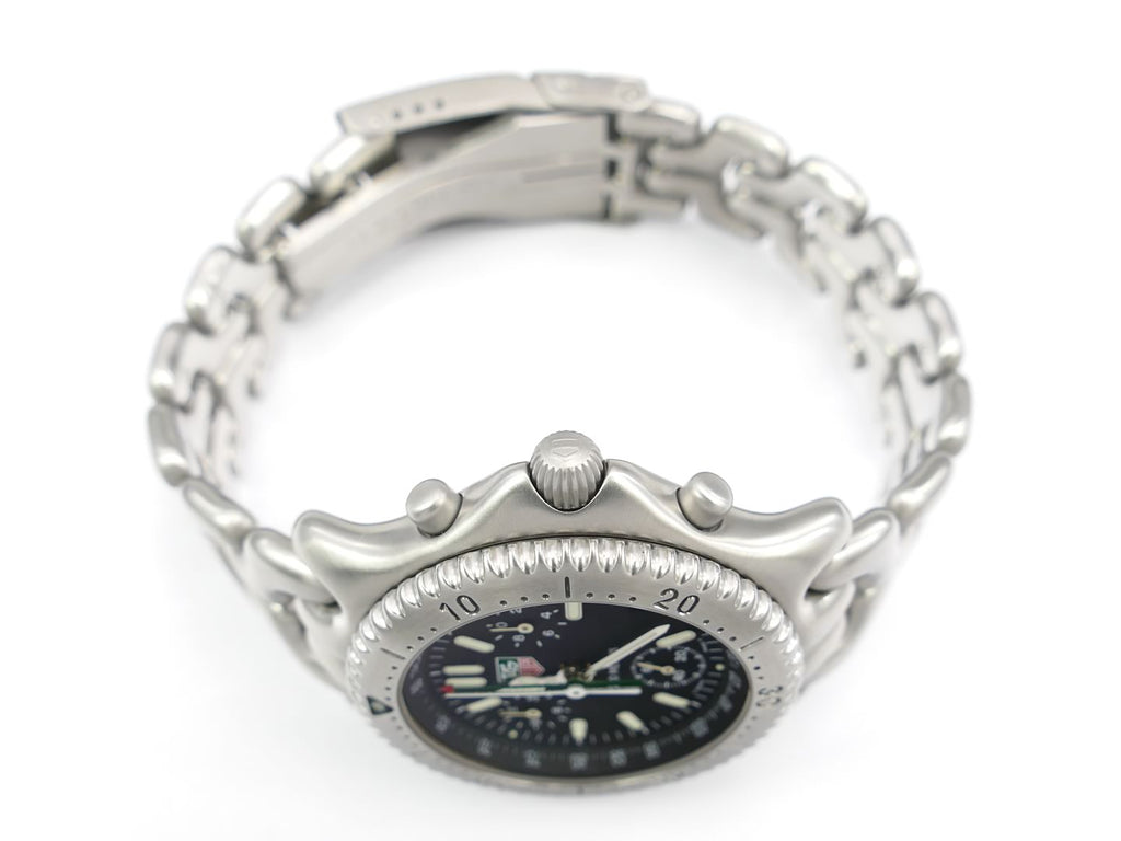 TAG Heuer SEL Chronograph CG1110-0 screw down crown