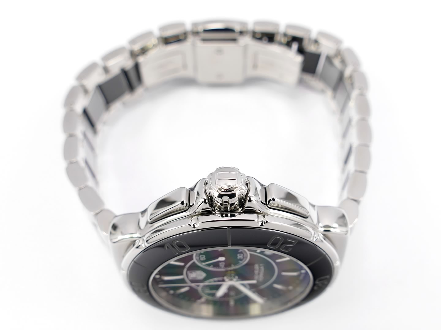 TAG Heuer Formula 1 Black Ceramic CAH1210.BA0862 screw down crown
