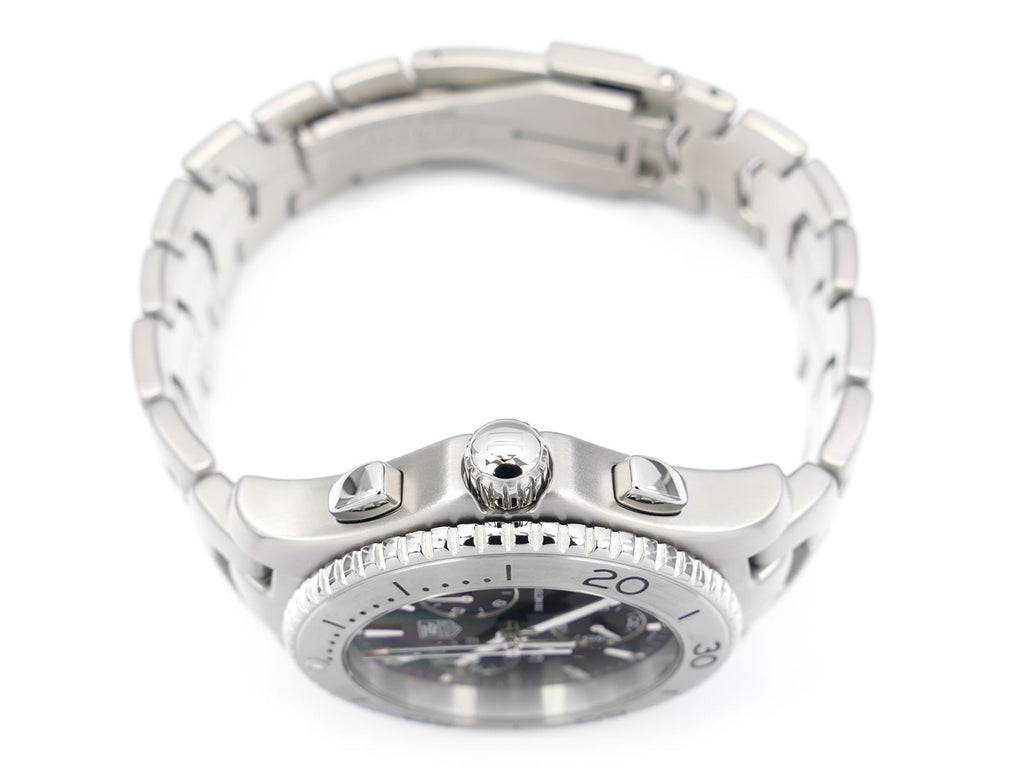 TAG Heuer Link Chronograph CJ1110.BA0576 screw down crown