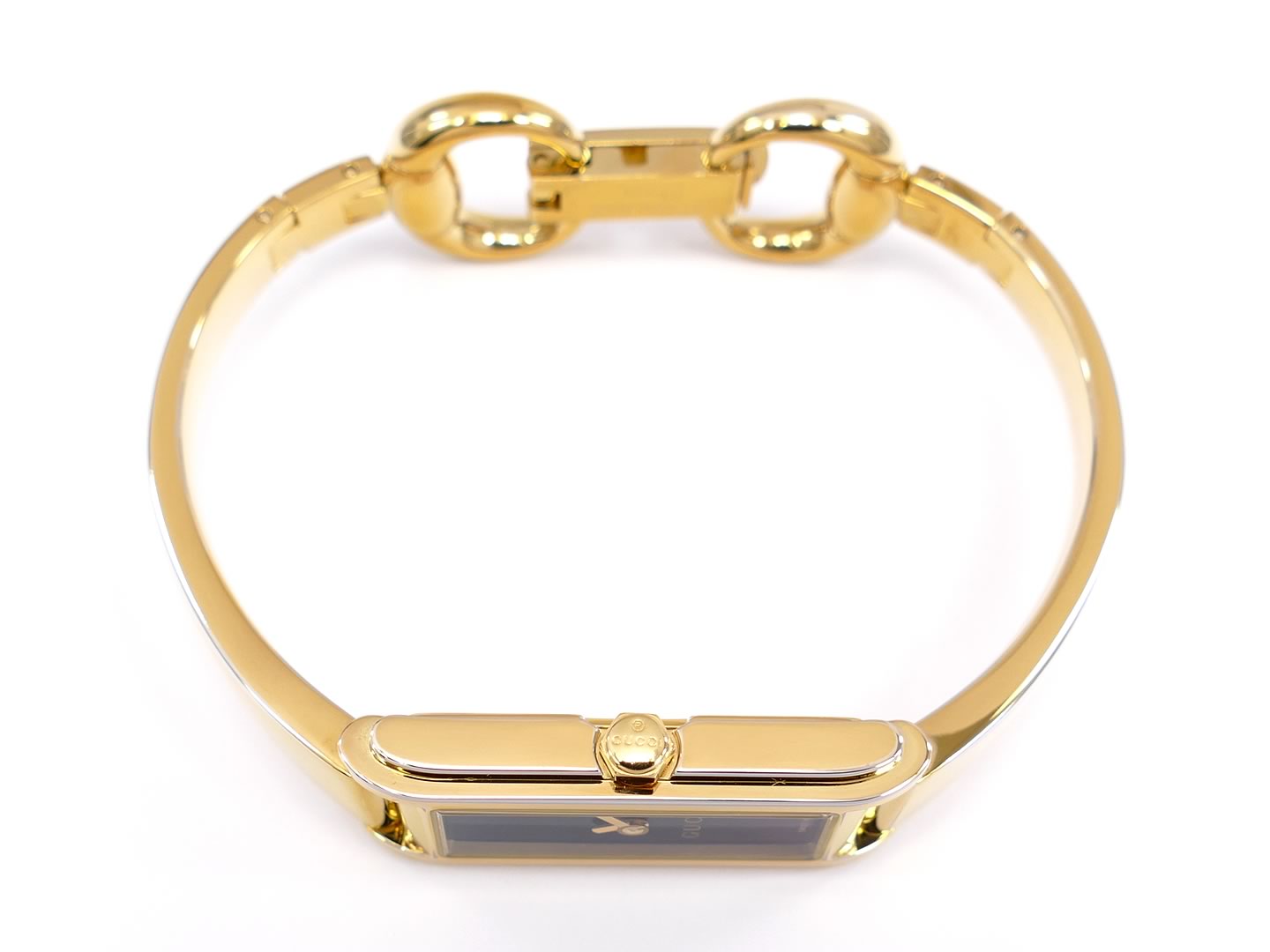 Gucci G-Line 109 18k Gold Plated YA109524 crown
