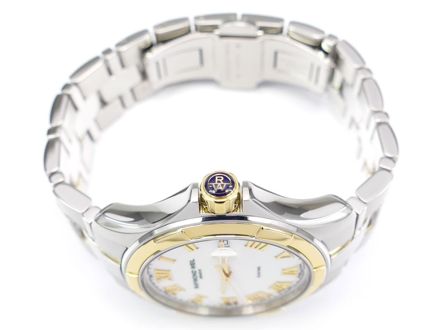 Raymond Weil Parsifal 2970-SG-00308 18k Gold screw down crown