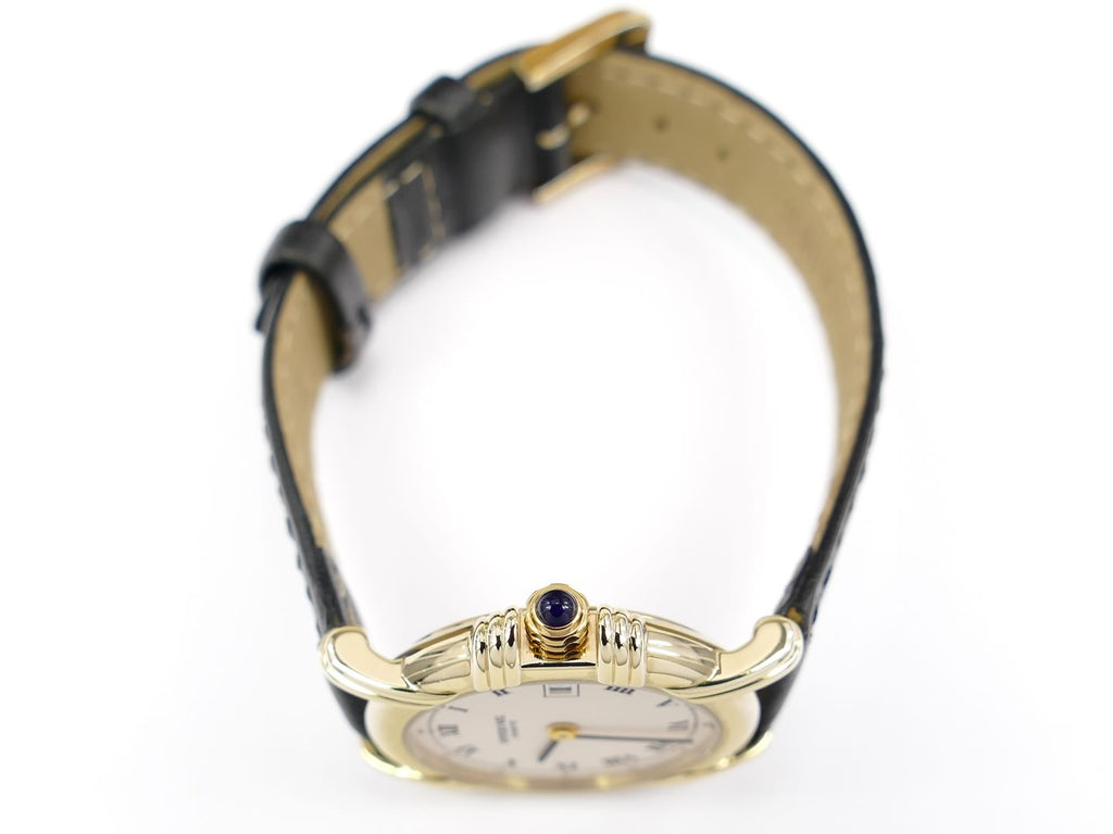 Raymond Weil Tradition 18k Gold crown with sapphire cabochon 9955