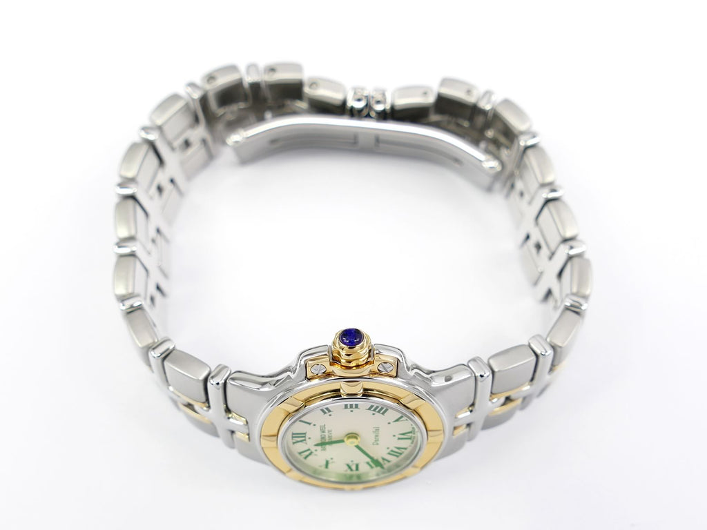 Raymond Weil Parsifal 9690 18k Gold crown with sapphire cabochon