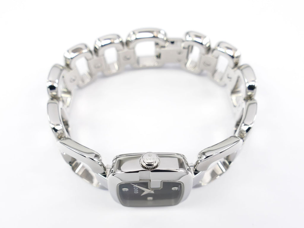 Gucci G Black YA125509 Stainless Steel crown