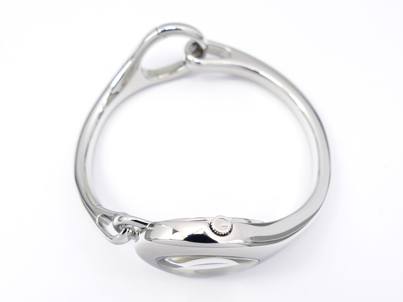 Gucci Horsebit 103 Stainless Steel crown