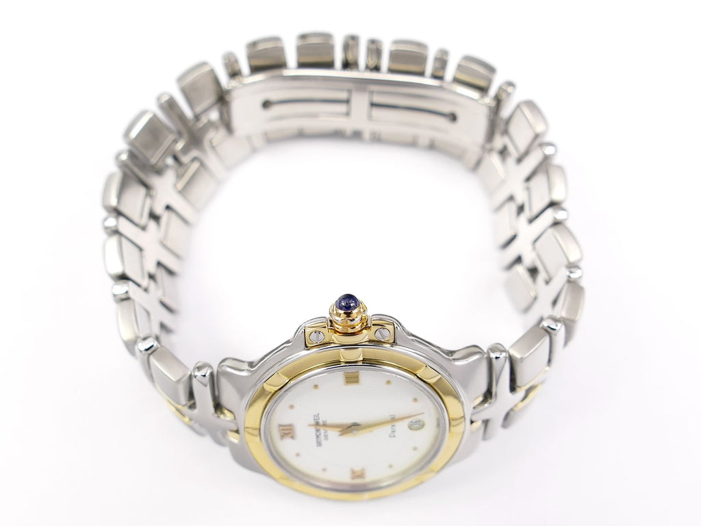 Raymond Weil Parsifal 18k Gold plated crown with blue cabochon 9990