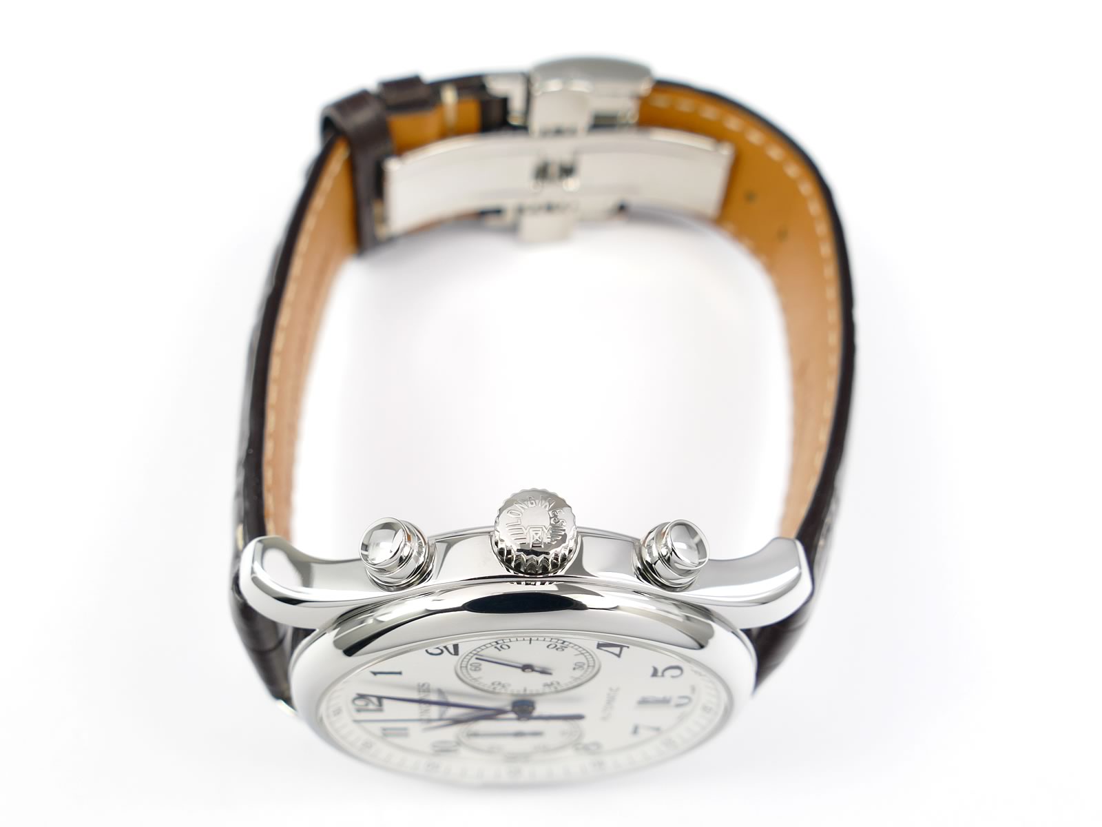 Longines Master L2.629.4 Stainless steel crown and pushers