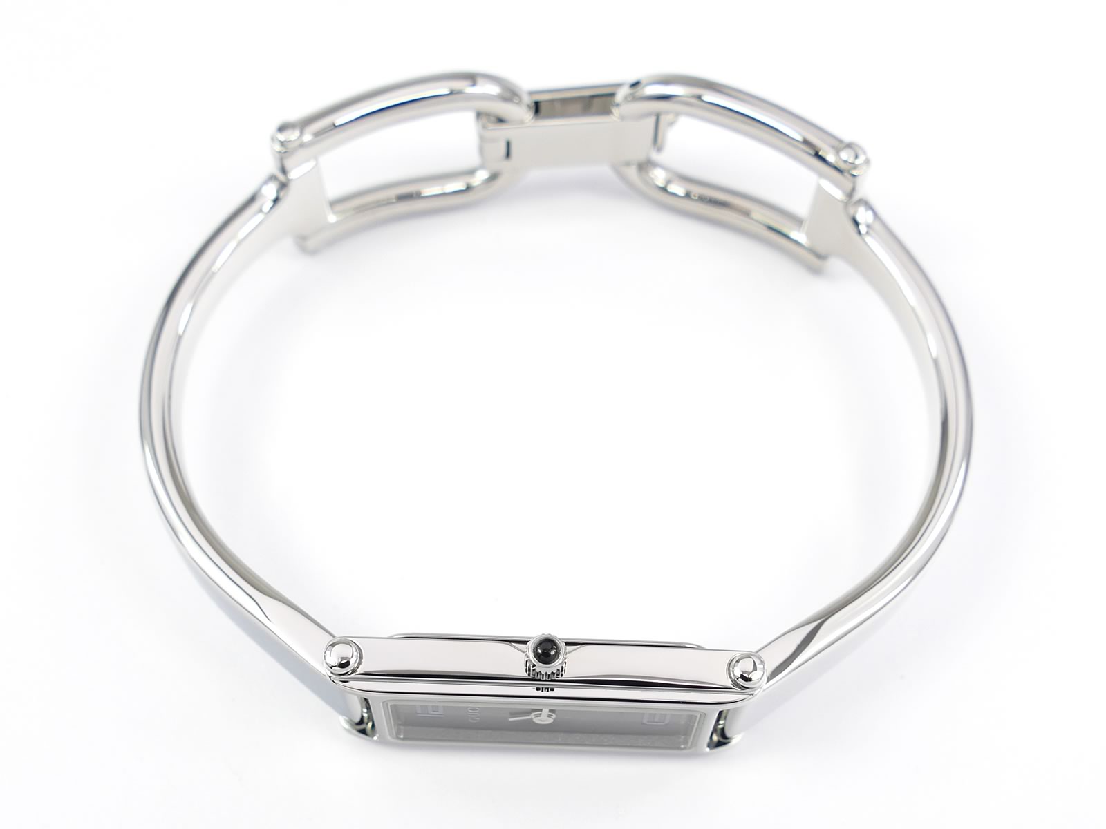 Gucci 1500L Stainless Steel crown with black cabochon