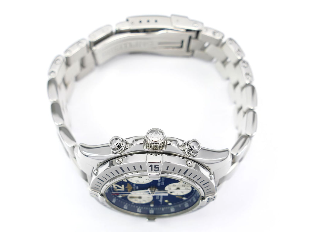 Breitling Colt Chrono A53050 screw down crown