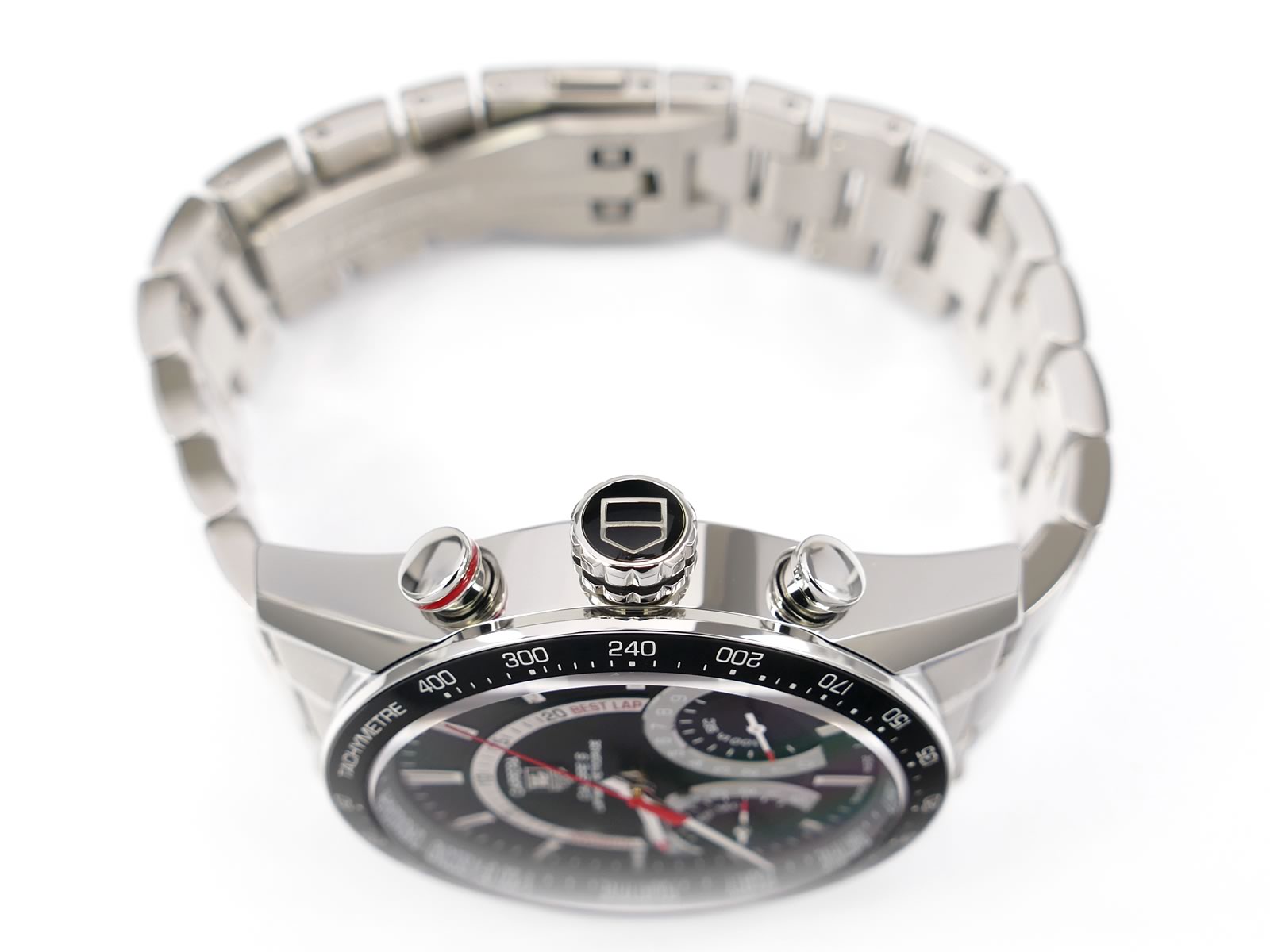 TAG Heuer Carrera CV7A10.BA0795 crown and pushers