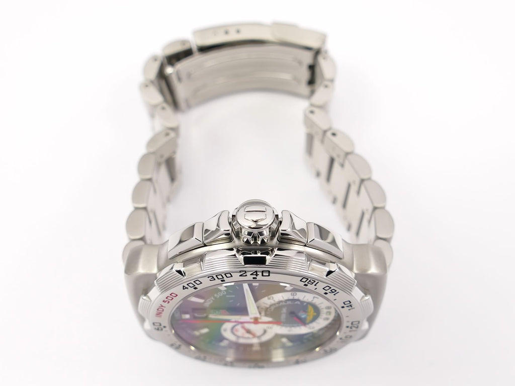 TAG Heuer Indy 500 Chronograph CAH101A.BA0854 screw down crown
