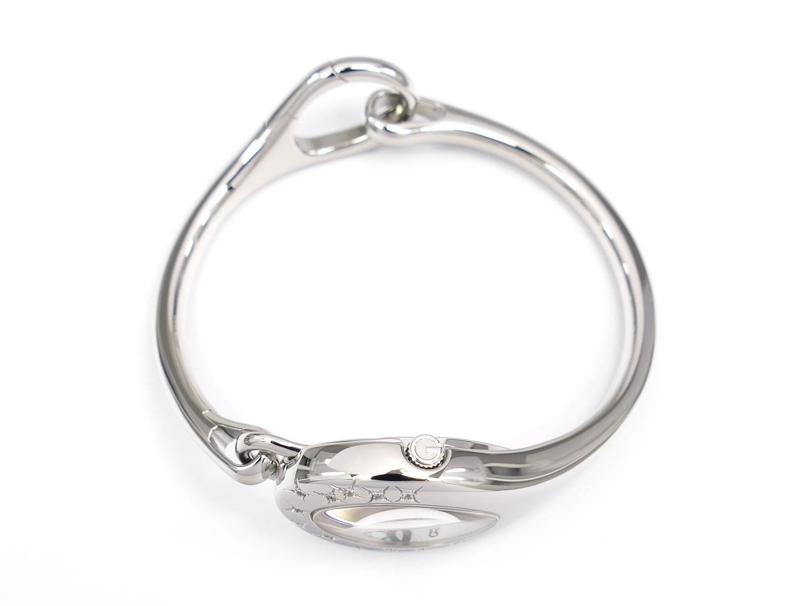 Gucci Horsebit 103 stainless steel crown