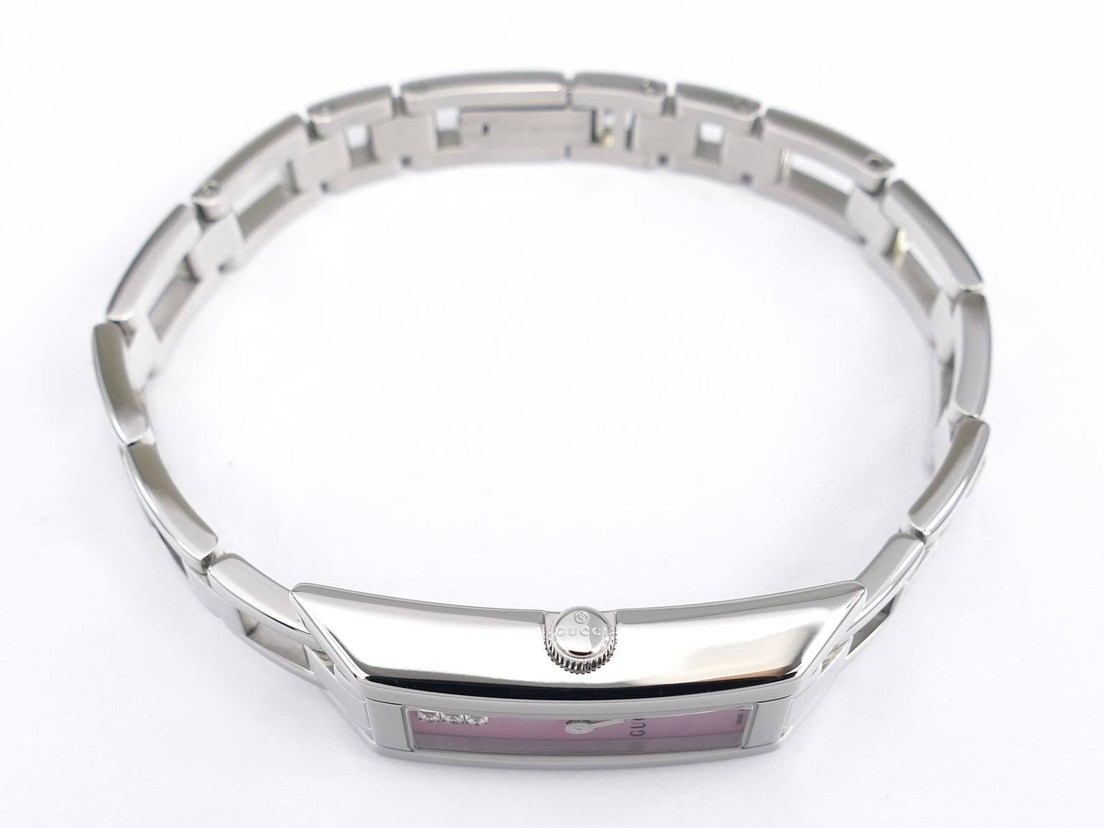 Gucci G-Link 110 stainless steel crown