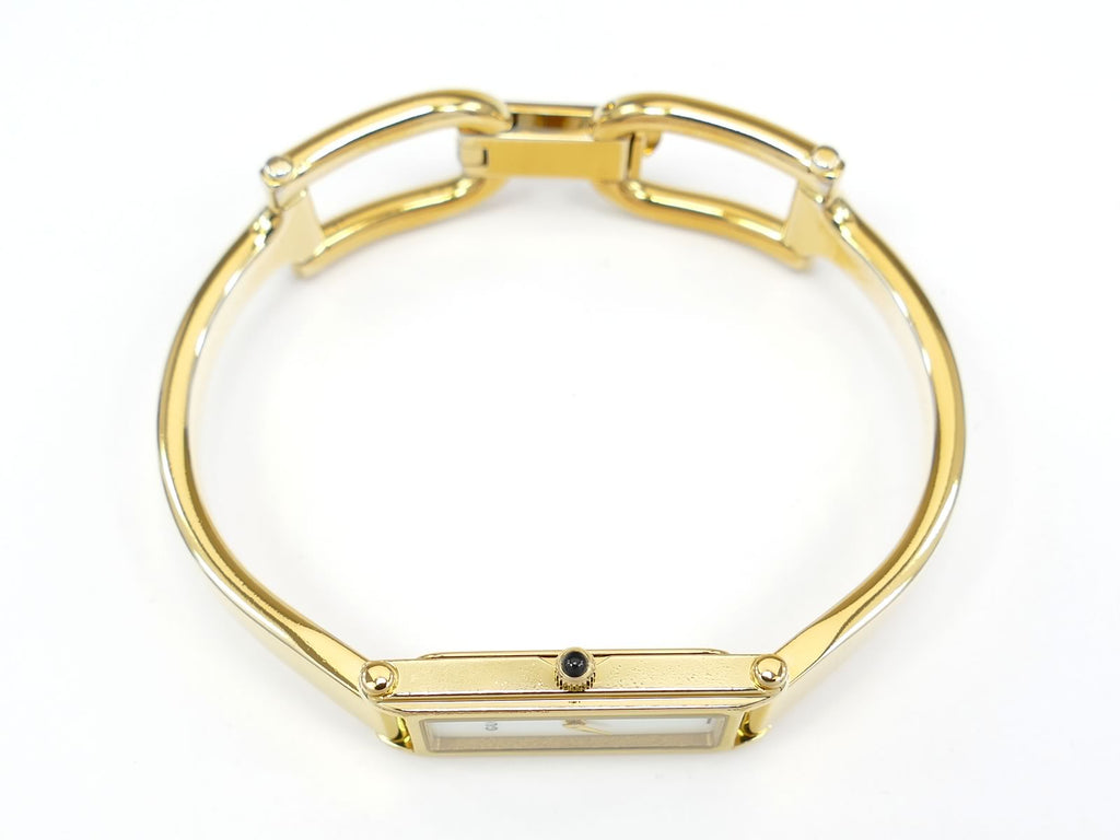 Gucci 1500L 18k Gold Plated crown with black cabachon