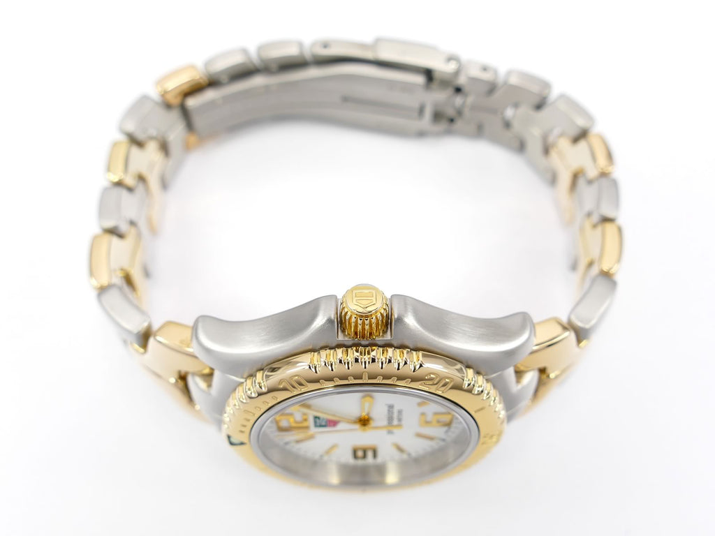 TAG Heuer Link WT1250 18k gold screw down crown
