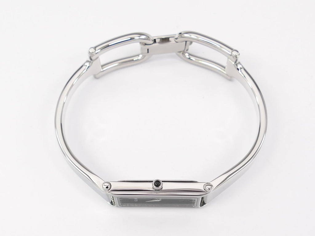 Gucci 1500L Black cabochon Stainless Steel crown