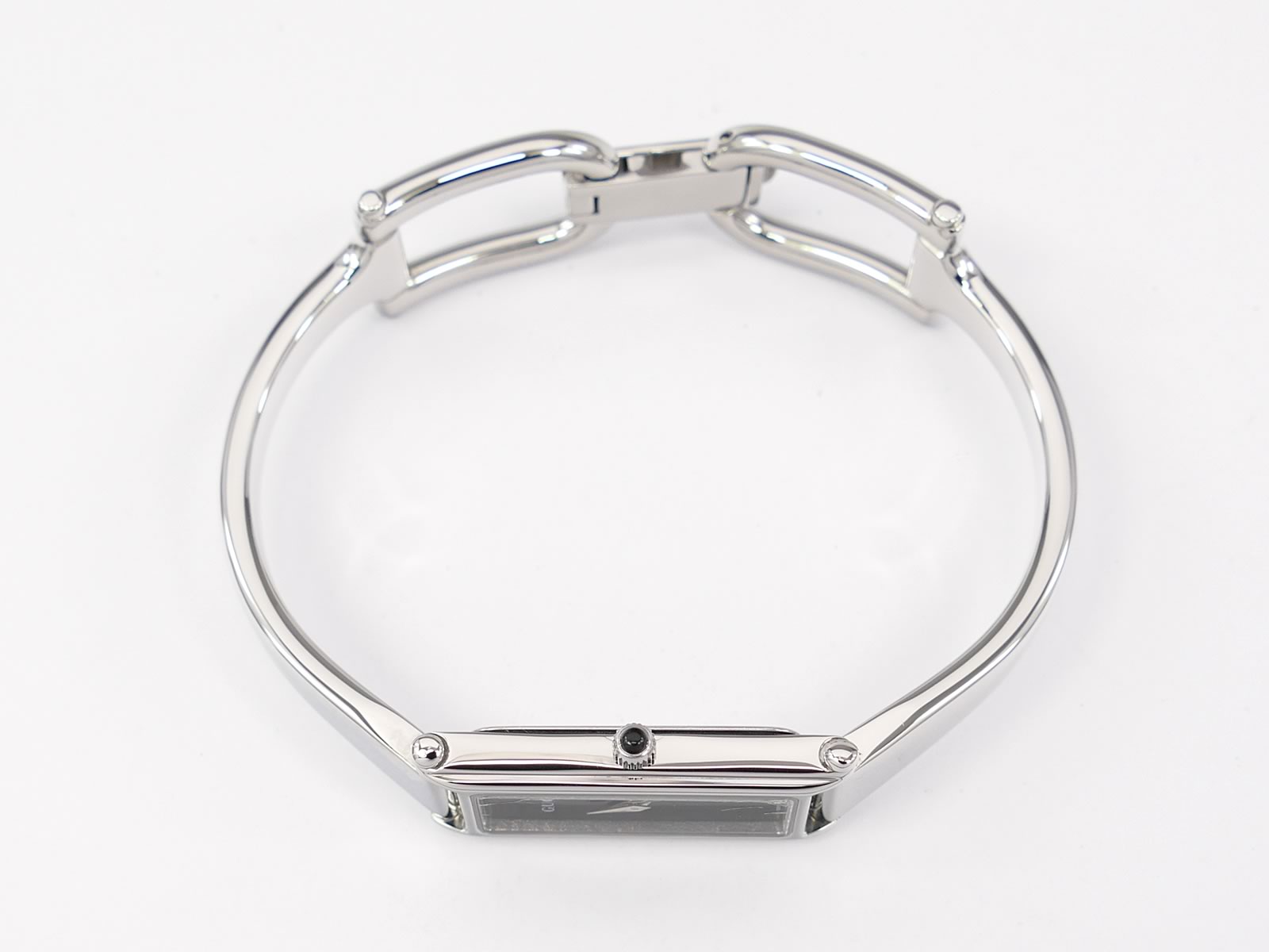 Gucci 1500L Black cabochon Stainless Steel crown