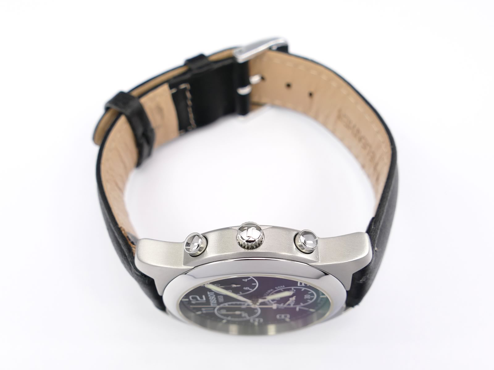 Tissot T-Classic PR50 stainless steel crown and pushers