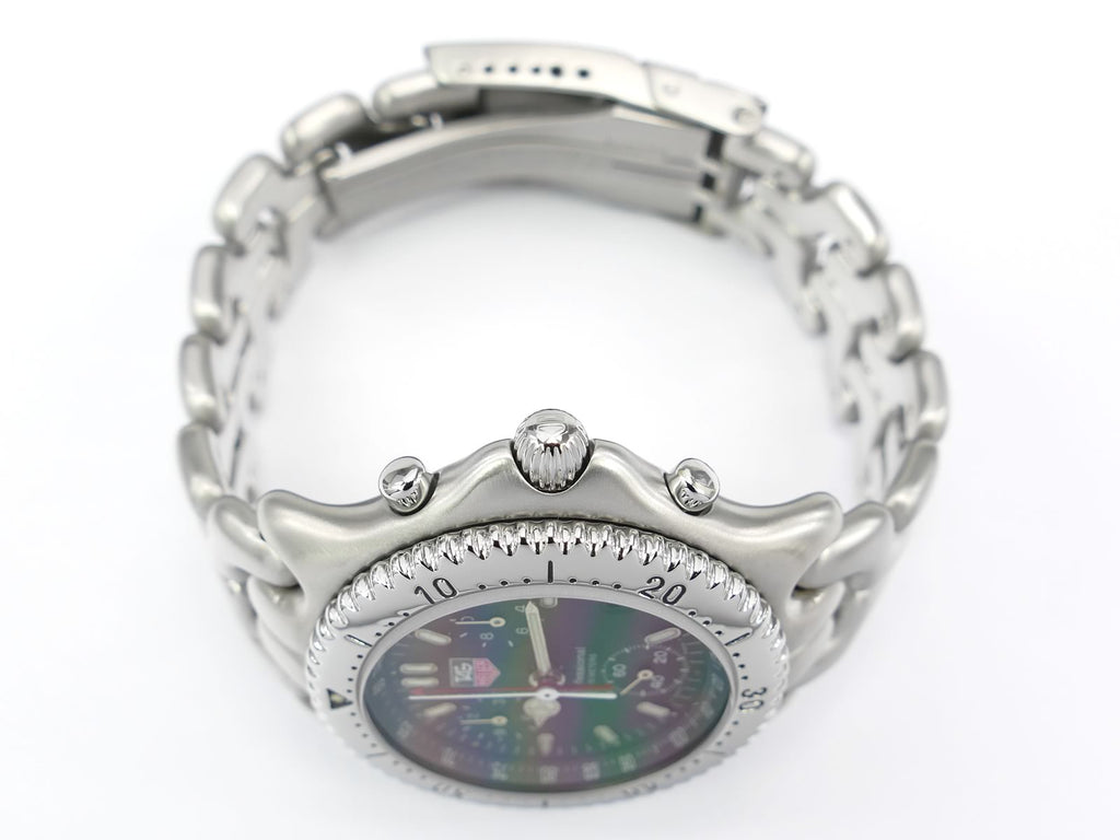 TAG Heuer SEL Chronograph CG1110-0 screw down crown