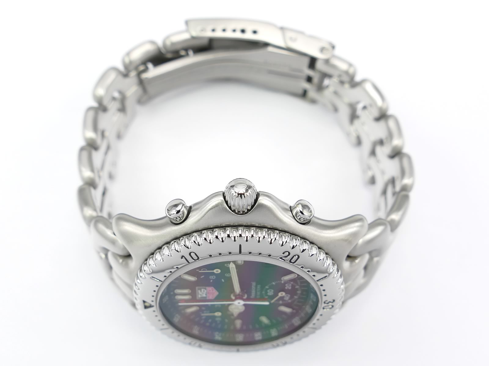 TAG Heuer SEL Chronograph CG1110-0 screw down crown