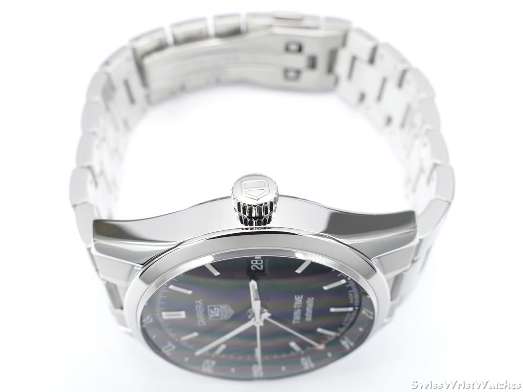 TAG Heuer Carrera Twin-Time WV2115.BA0787 Black Automatic GMT Box