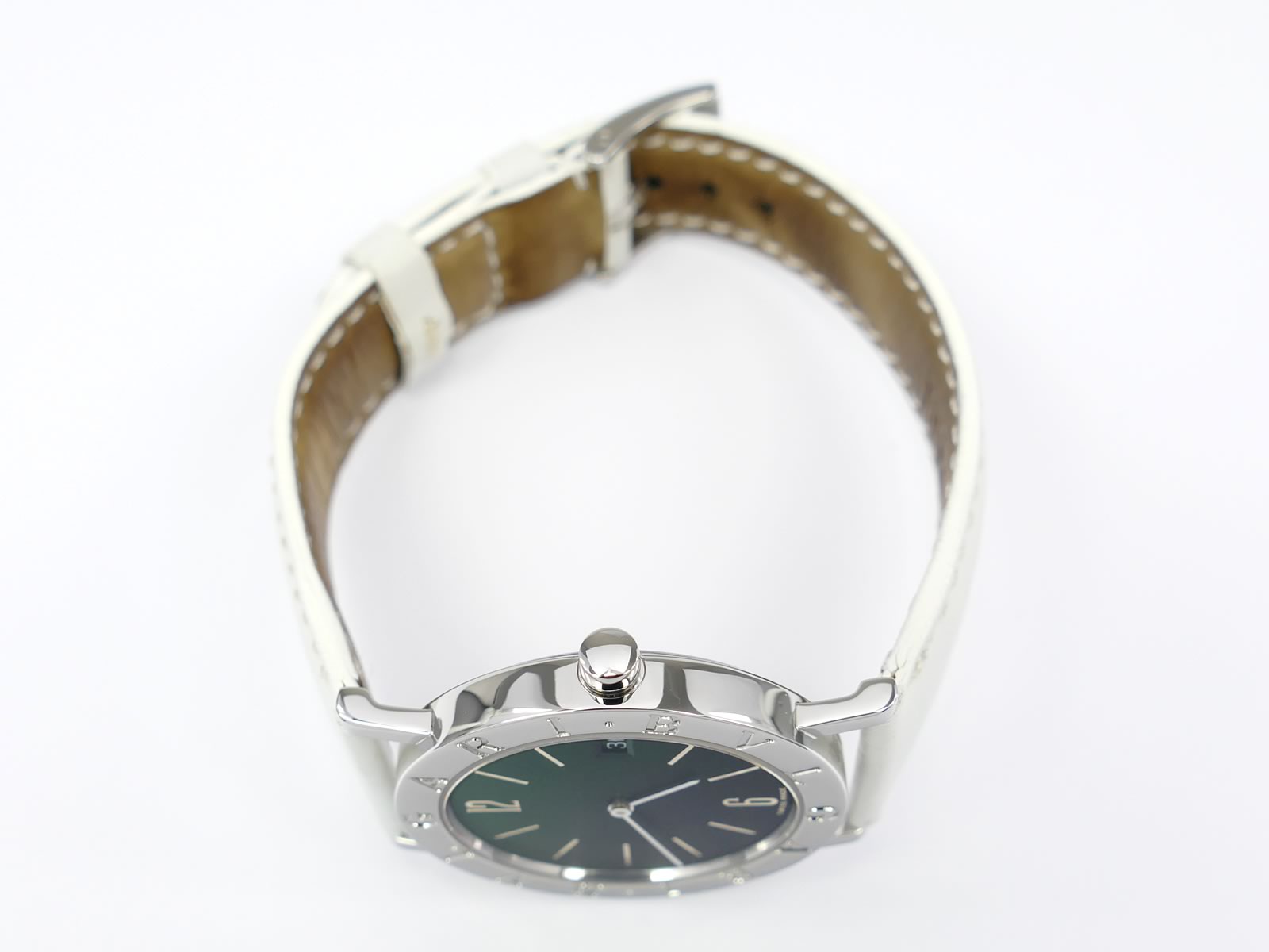 Bvlgari BB 33 SLD stainless steel crown