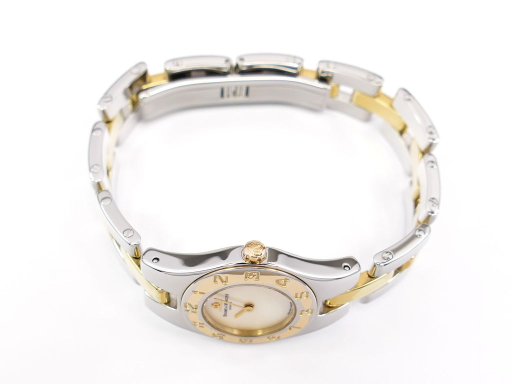 Baume & Mercier Linea MV045203 18k Gold Plated crown