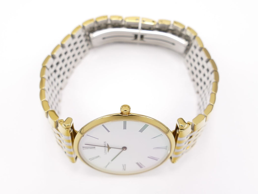 Longines La Grande Classique L4.709.2.11.7 18k Gold PVD crown
