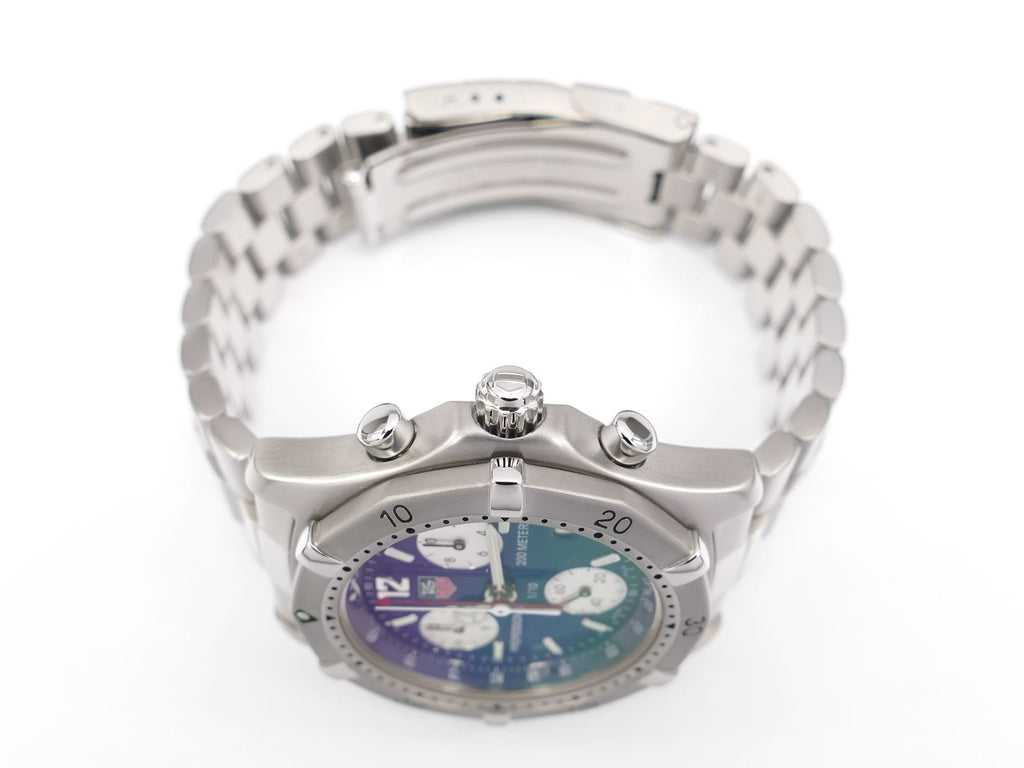 TAG Heuer 2000 Classic Chronograph CK1112-0 screw down crown