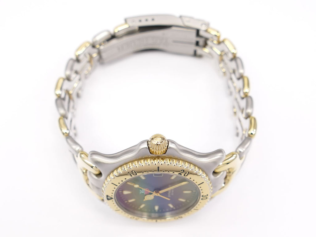 TAG Heuer SEL WG1220-K0 18k gold screw down crown