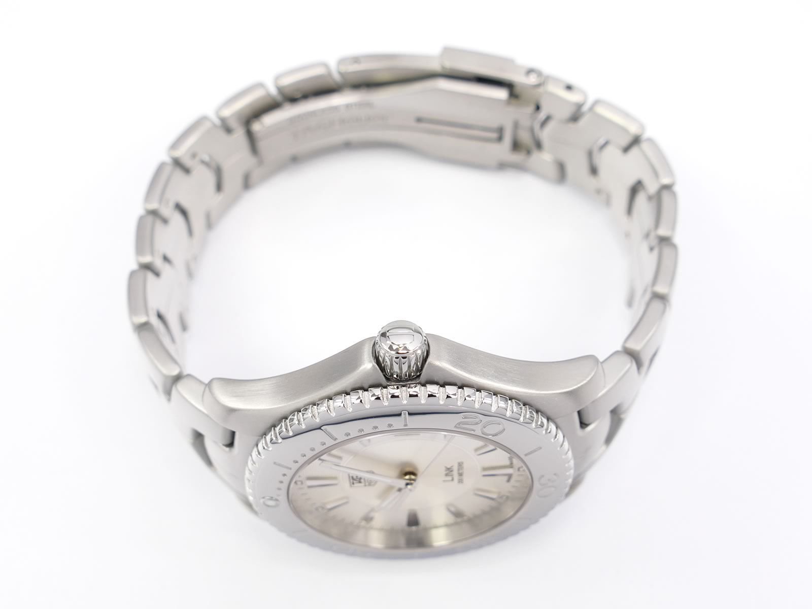 TAG Heuer Link WJ1111.BA0570 screw down crown