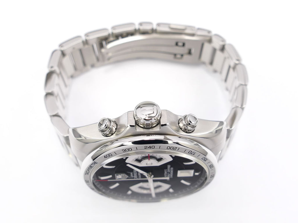TAG Heuer Grand Carrera CAV511A.BA0902 screw down crown and pushers