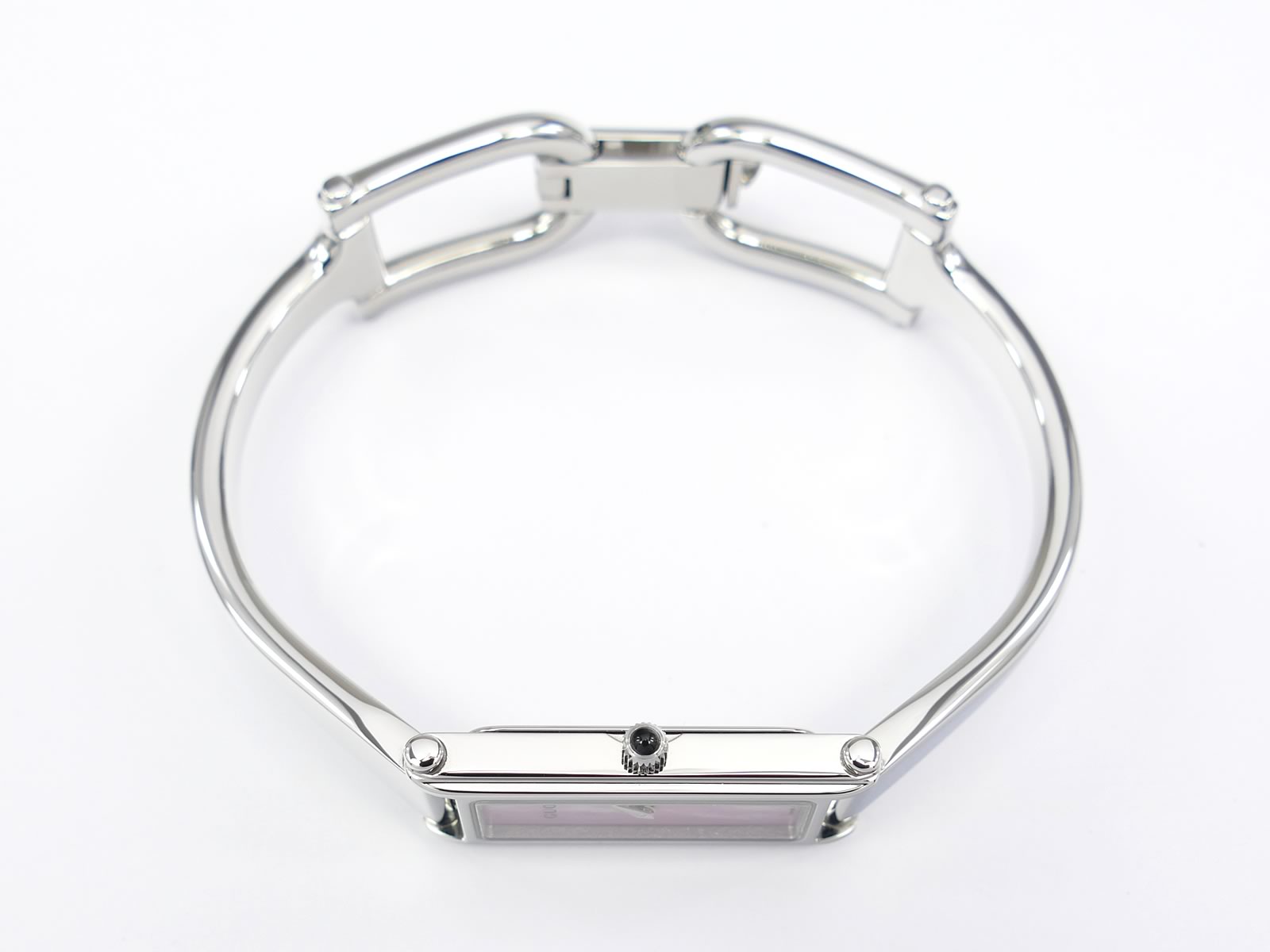 Gucci 1500L Stainless Steel crown with black cabochon