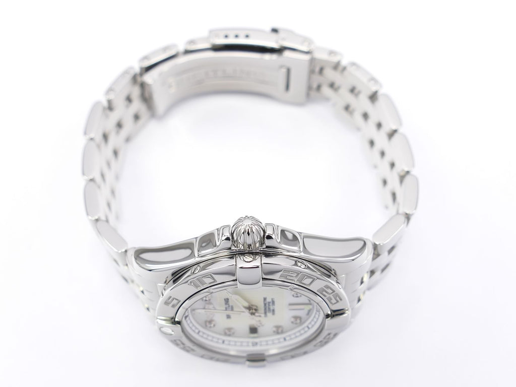 Breitling Galactic 32 A71356 stainless steel crown