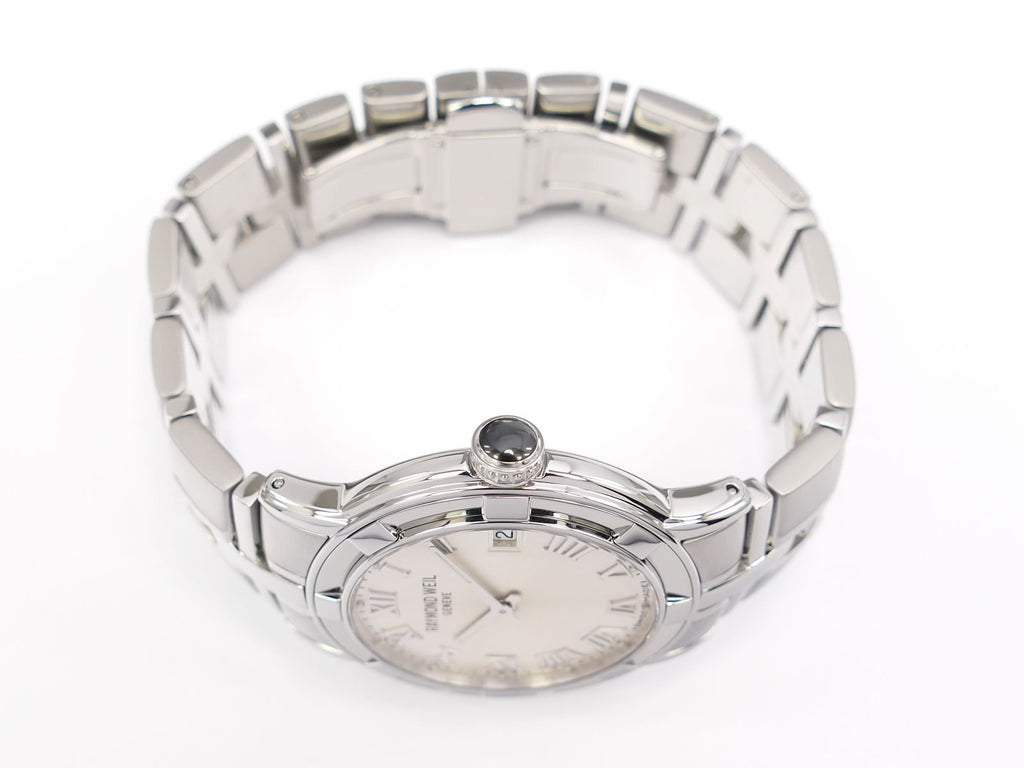 Raymond Weil Parsifal 9541-ST-00658 stainless steel crown with black cabochon