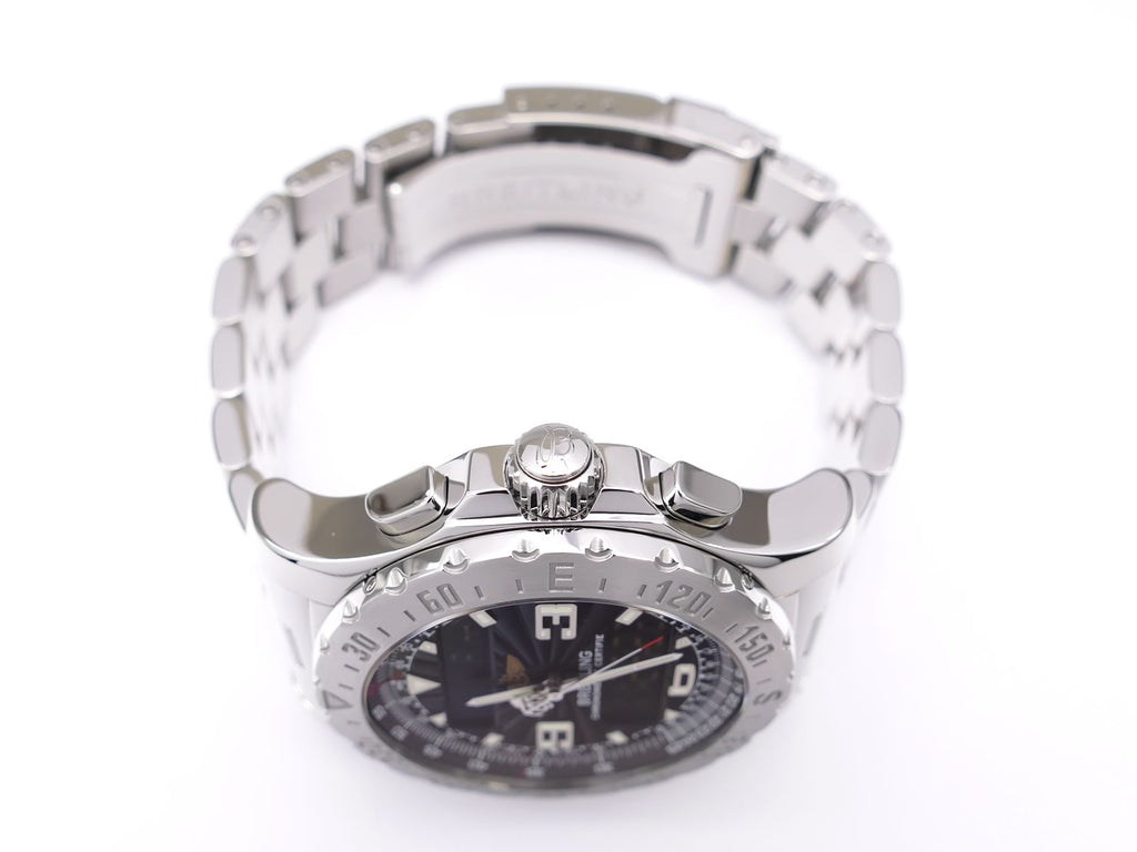 Breitling Airwolf 44 A78363 crown and pushers
