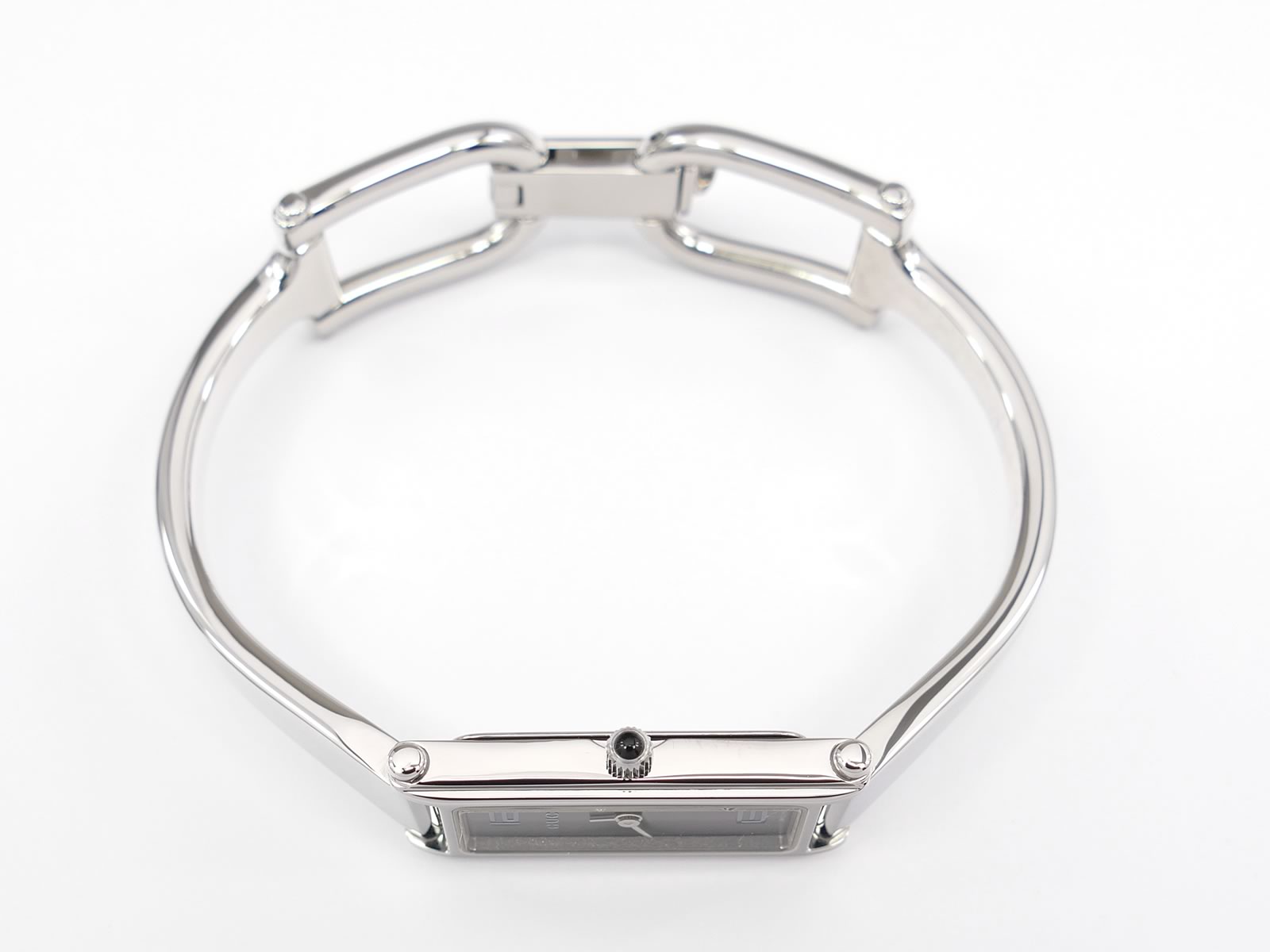 Gucci 1500L Stainless Steel crown with black cabochon