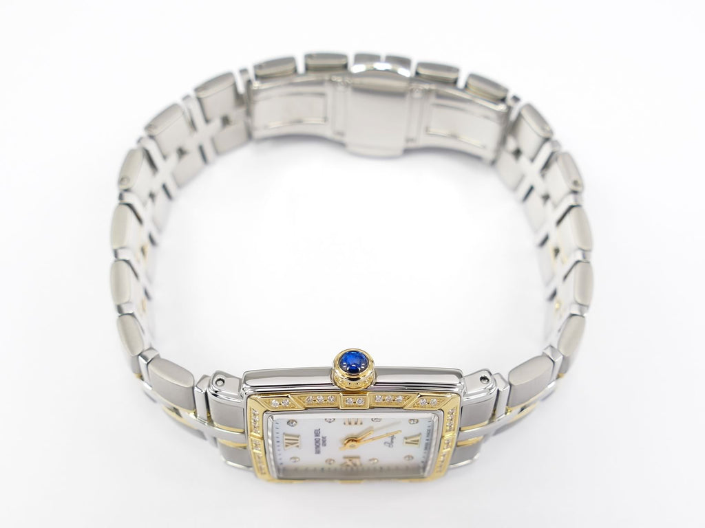 Raymond Weil Parsifal 9740-STS-00995 18k gold crown with sapphire cabochon