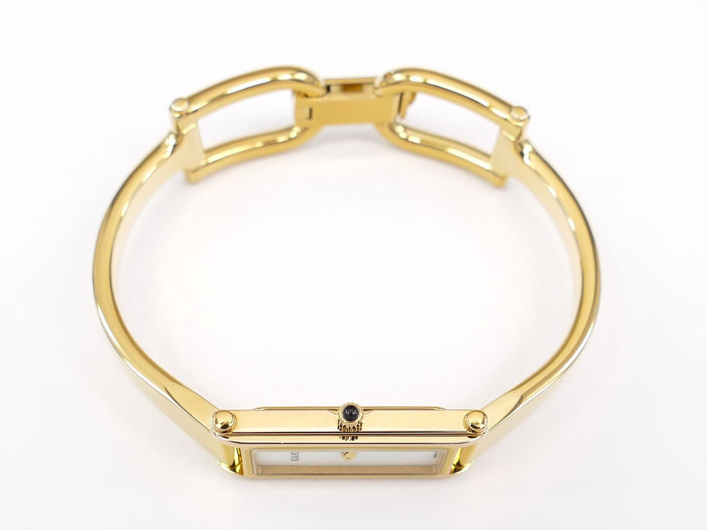 Gucci 1500L 18k Gold Plated crown with black cabochon