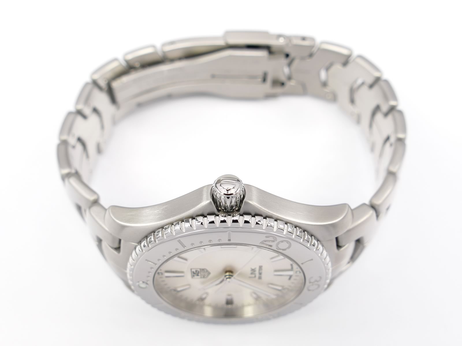 TAG Heuer Link WJ1111.BA0570 screw down crown