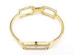Gucci 1500L 18k Gold Plated crown with black cabochon