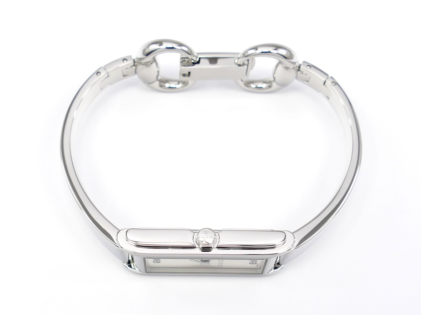 Gucci G-Line 109 YA109519 stainless steel crown