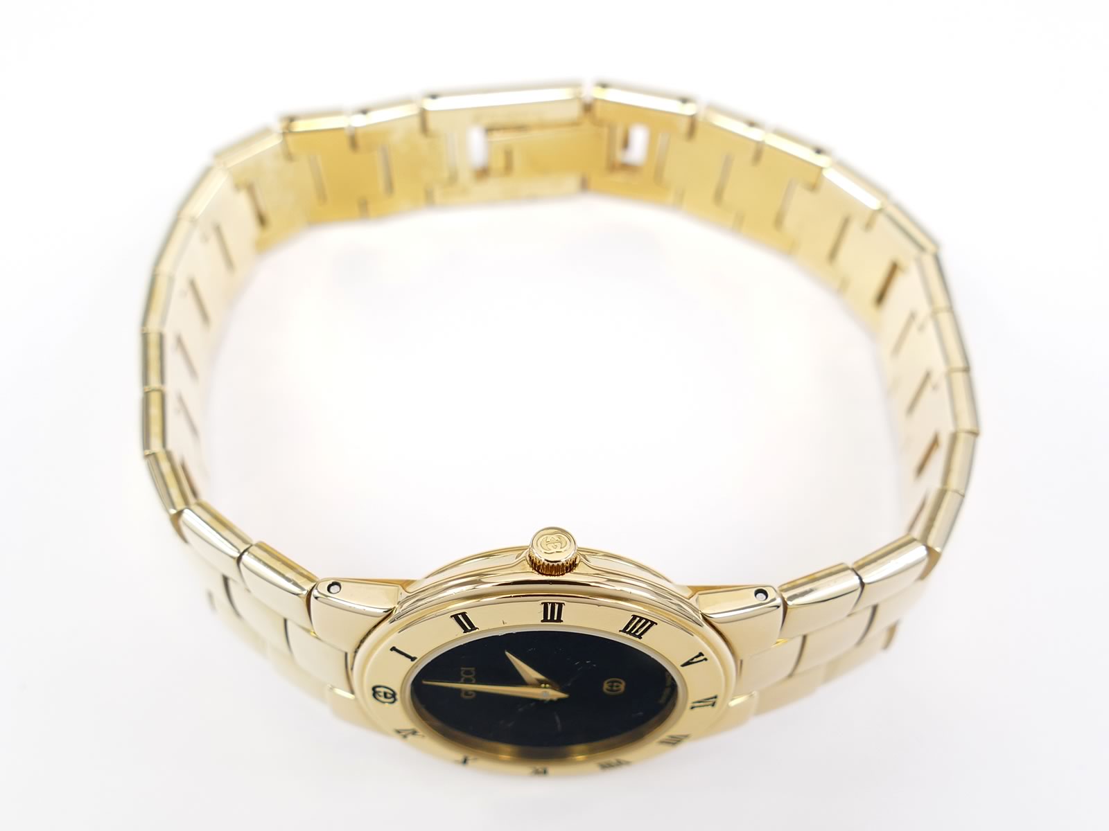 Gucci 3300L 18k Gold Plated crown