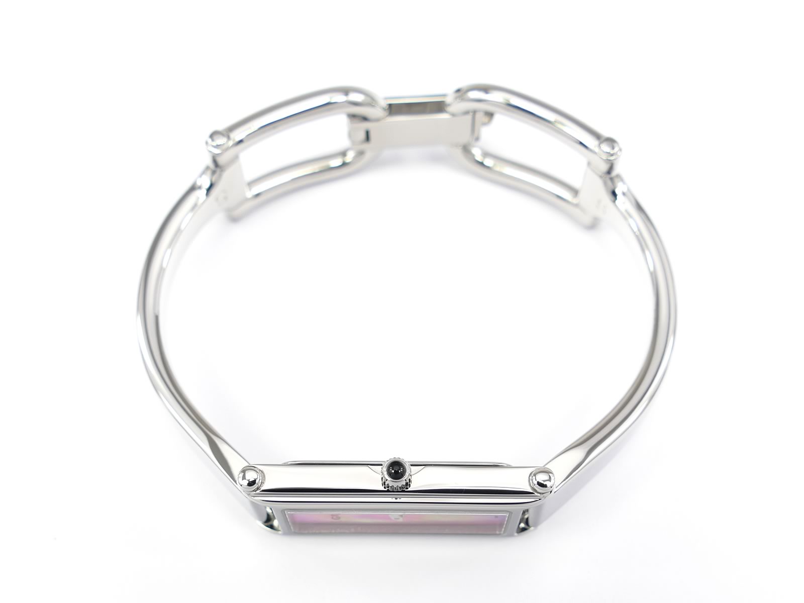 Gucci 1500L Stainless Steel crown with black cabochon