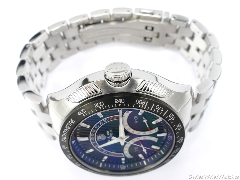 TAG Heuer Mercedes Benz SLR CAG7010.BA0254 crown and pushers